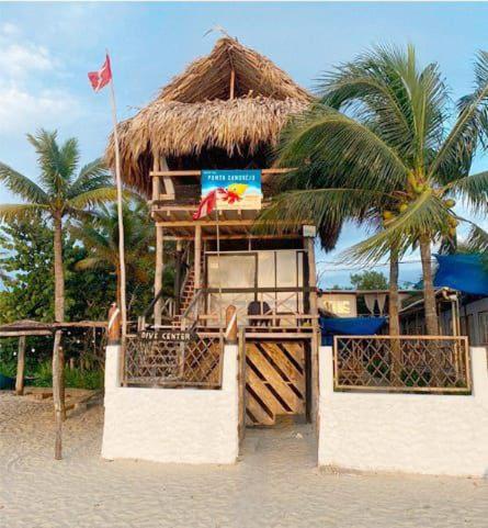Hostal Punta Cangrejo Сан-Онофре Экстерьер фото
